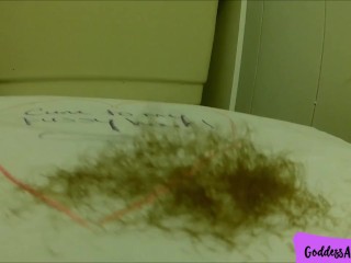 Shaving Off My Pussy Hair