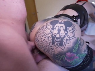 German husband fucks his amateur wife in DP threesome with his best mate - MyDirtyHobby