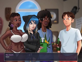 Miss Dewitt all Sex Scenes in Summertime Saga Porn Game Completed Sex Scenes Compilation