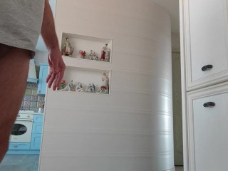 I heard my stepsister fucking my friend 😱💦