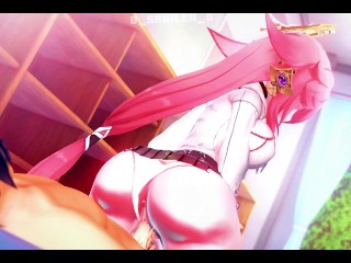 Genshin Impact - Yae Miko is waiting for you in a school uniform