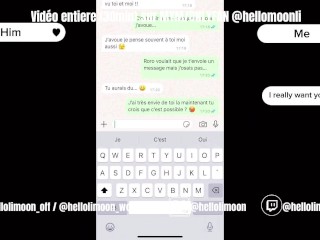 Petite française baise hard avec une grosse bite après avoir fait cocu à son mari FRENCH HELLOLIMOON