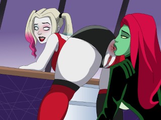 Harley Quinn Poison Ivy Rimjob