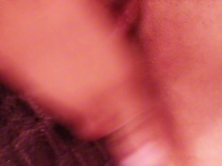 Girl masturbates leaving her pussy very wet