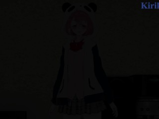 Sasaki Saku and I have intense sex in the bedroom. - Nijisanji VTuber Hentai