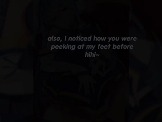 Aqua wants you to cum fast for her divine body(JOI, femdom, foot fetish, big ass)