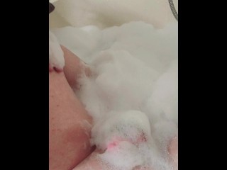 Flat chastity cage cock wash by Misstress