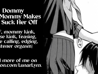 F4F Erotic ASMR | Dommy Step-Mommy Makes You Suck Her Off