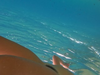 Magic of a wild NUDIST BEACH # Totally NAKED n underwater beauty