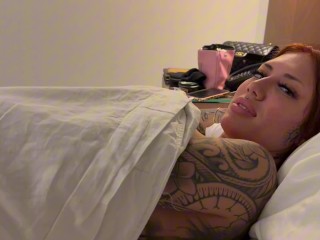 Step Dad, I don’t care if we have to share a bed-Real Amateur homemade- Lacey & Teddy