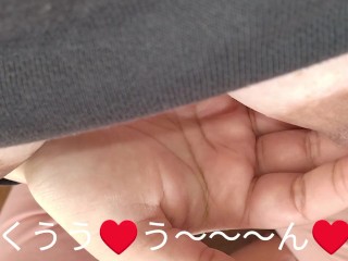 【字幕付き】乳首とクリトリスこねこねオナニー、オホ声でいくいくいく!