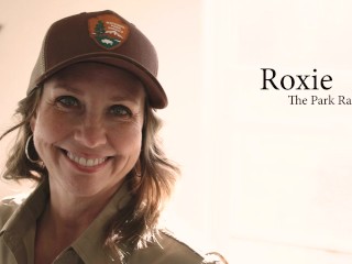 Sexy, hot, mature MILF park ranger gets caught by a young, lost hiker. -Roxy, the Park Ranger