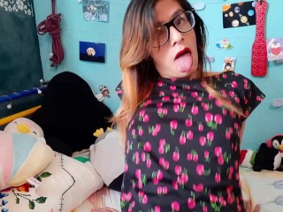 Fucking hard anal ahegao face