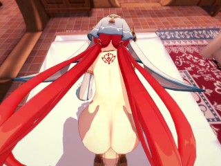 Nilou gets fucked and filled with cum  - Genshin Impact - Koikatsu