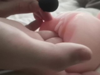 ASMR　オナホに指2本出し入れしたらHな音がダダ漏れ　女性向けオナサポ動画　J～あなたの調教師～