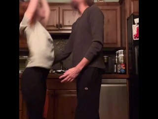 #220 Adorable Girlfriend Having Amazing Bareback Kitchen Sex