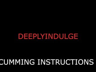 INSTRUCTIONAL ASMR FOR YOUR GUIDED PLEASURE (AUDIO FOR WOMEN) CUM CHALLENGE