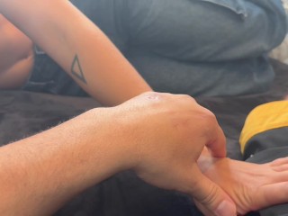 How About You Pay The Rent With That Tight Pussy-Amateur POV- Charlotte Mae & Teddy Tarantino