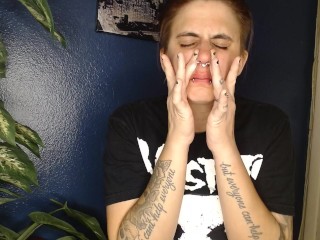 Extreme Nose Blow Thick Stringy Mess