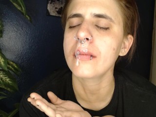 Extreme Nose Blow Thick Stringy Mess