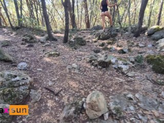 My wife showing off at the park - PAWG - Public Flashing tits - Big white ass and beautiful tits