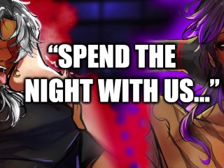 Two Brothers Fuck You While Your Boyfriend is On the Phone | Male MOANING | Audio Erotica For Women