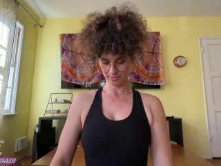 Best friends STEPMOM has a Huge Ass Swallows Dick in Ripped Yoga Pants