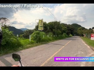 we get horny on a road trip and have to stop and fuck - sex in public