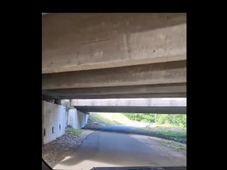 From the pool to the car and a public park on the side of the road for more pleasure