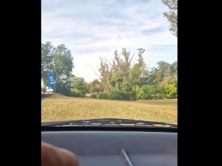 From the pool to the car and a public park on the side of the road for more pleasure