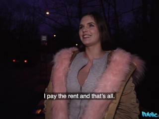 Public Agent FULL SCENE - Big tits BBW College Student first time fucking in public