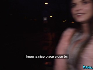 Public Agent FULL SCENE - Big tits BBW College Student first time fucking in public