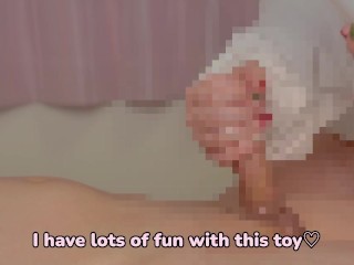 【M男専用動画🐰✨】全自動オナホと手コキの交互でおちんちん限界射精🥰💓