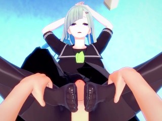 POV Hentai Footjob from Brynhildr from Fate/Grand Order