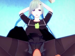 POV Hentai Footjob from Brynhildr from Fate/Grand Order