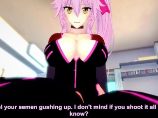 POV Hentai Footjob from Koyanskaya from Fate/Grand Order