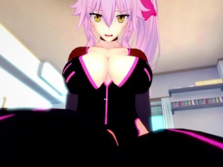 POV Hentai Footjob from Koyanskaya from Fate/Grand Order