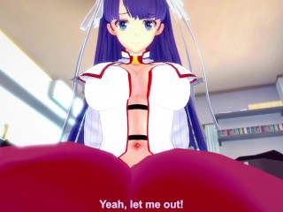 POV Hentai Footjob from Martha from Fate/Grand Order