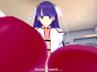 POV Hentai Footjob from Martha from Fate/Grand Order