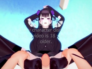 POV Hentai Footjob from Murasaki from Fate/Grand Order