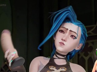 Hard anal in jinx's beautiful ass is amazing