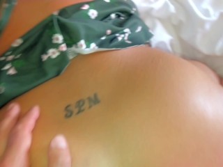 Cheating nympho wife hotel hookup w tinder guy-condom comes off pt 2