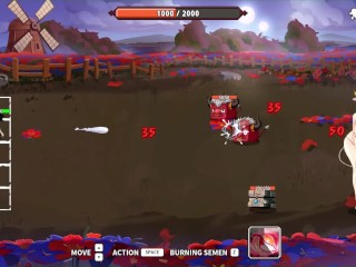 【H GAME】Angry Boy♡爆乳牛女に乳絞りバックで中出し エロアニメ｜エロゲ｜Hentai｜Anime｜Doujin