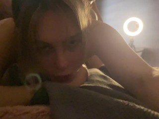 stepsister asks for my cock on international women's day, fucked and fed this restless