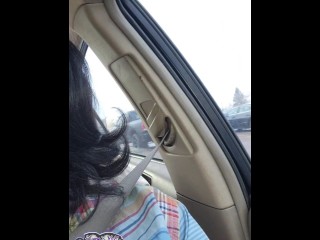 Thick Black Milf Smokes & Cums in Walmart Parking Lot (Full & More on OF/ManyVids)