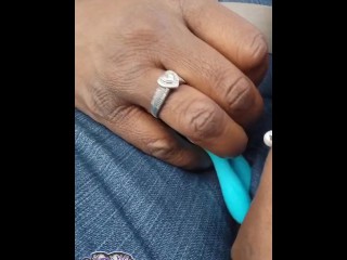 Thick Black Milf Smokes & Cums in Walmart Parking Lot (Full & More on OF/ManyVids)