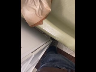 Just a quick cumshot from my average cock.