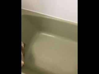 Just a quick cumshot from my average cock.