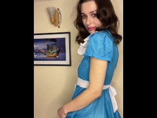 Naughty Alice Tease – Peek Under the Dress! 😈👗
