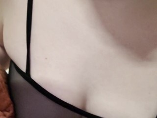 Squeeze Therapy VISUAL ASMR | The 1st Submission: Missy gets pillow pressure and let her tits bounce